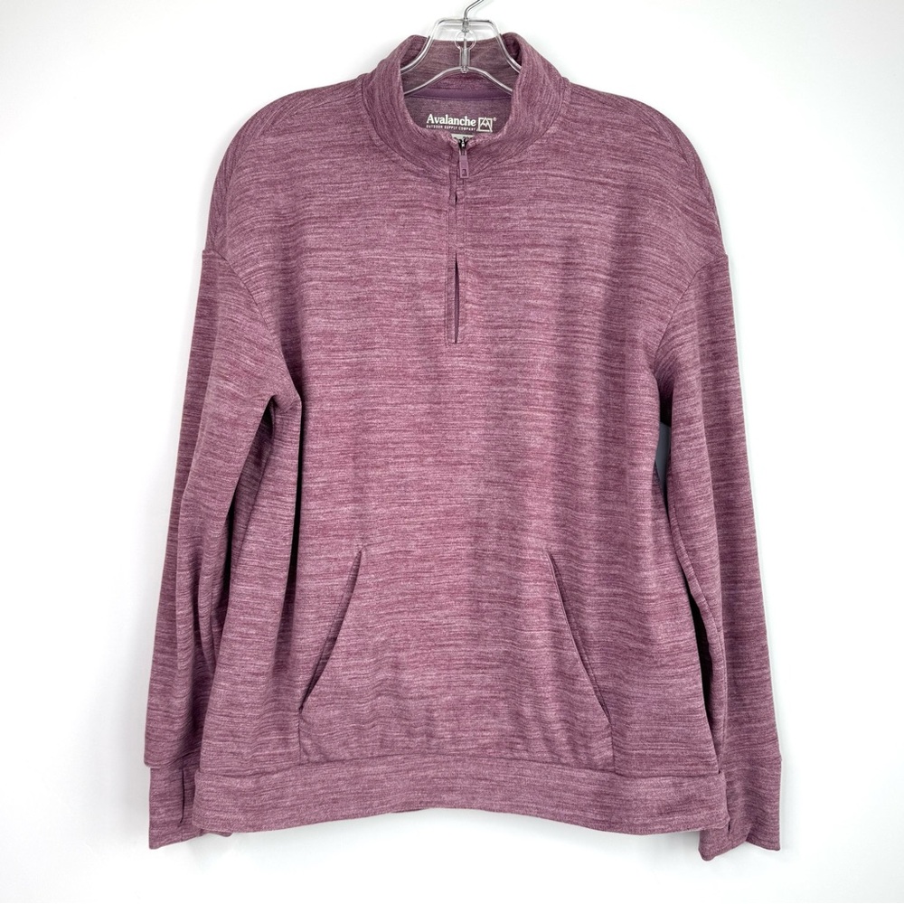 Avalanche Purple 1/4 Zip Pullover Women’s Size Medium Long Sleeve